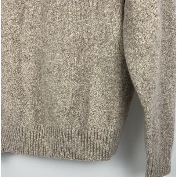 J.Crew Men’s 1/4 Zip Up Merino Wool Blend XL Mock Neck Long Sleeve Sweater - Picture 4 of 7